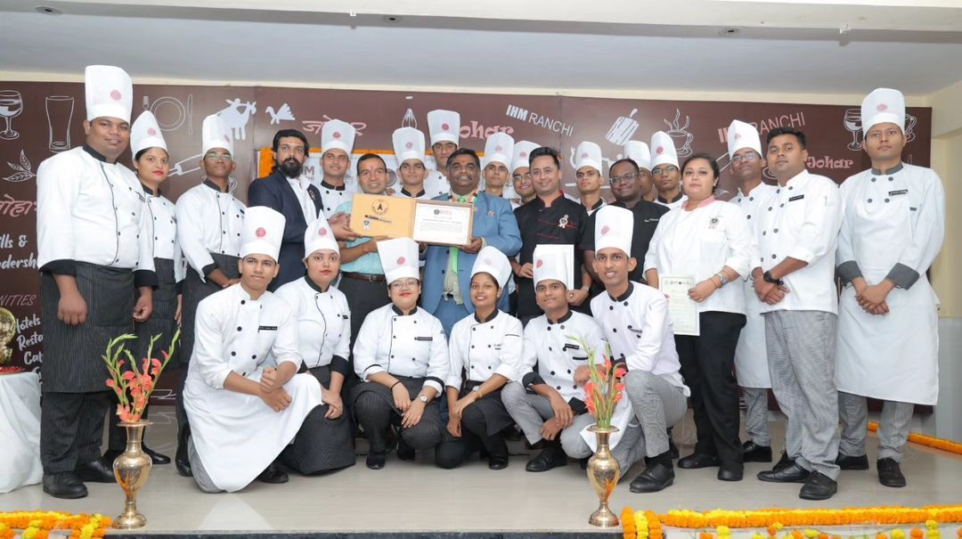 And Finally Our Student Did It____In 52 minutes 40 Seconds we made  54 Varieties of Madua Based Cookies Officially announced for the India  -  -  World Record .jpg IHM Ranchi